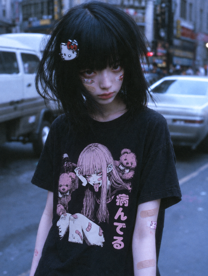 Yami-Kawaii 病んでる - Unisex-T-Shirt