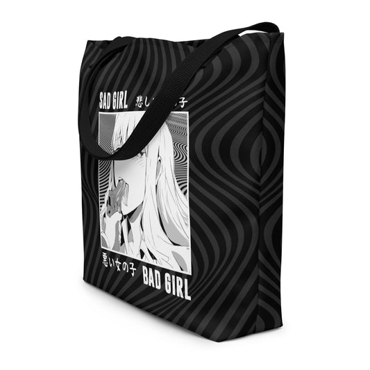 Sad Girl Bad Girl - Large Tote Bag