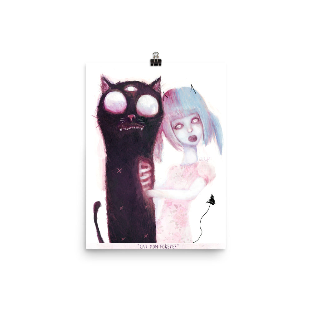 Cat Mom Forever Print